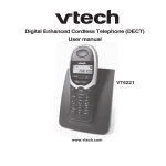 Digital Enhanced Cordless Telephone (DECT) User manual