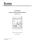 SE-325 Neutral-Grounding-Resistor Monitor Manual Rev