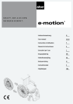Alber e-motion Power Wheelchair Manual