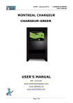 USER`S MANUAL - Montreal Chargeur Home