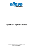 Elipse Event Log User`s Manual
