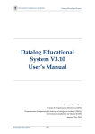 Datalog Educational System V3.10 User`s Manual
