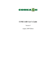 Comcash User Manual - COMCASH CLASSIC / SQL POS Home