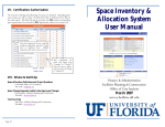 Space Inventory & Allocation System User Manual