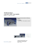 User Manual PZ176E - Physik Instrumente