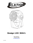 Design LED 36WA User Manual