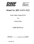 Model No. RPC-GVG-TLE