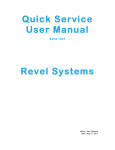 Revel QSR Product Manual