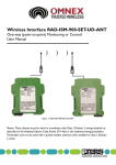 Wireless Interface RAD-ISM-900-SET-UD-ANT