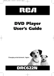 DVD Player User`s Guide DRC622N - VOXX International Corporation