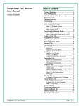 Residential Phone User Manual