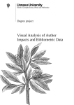 Visual Analysis of Author Impacts and Bibliometric Data