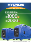 User manual for - Hyundaipower.ca