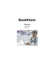 BankKlient - Manual
