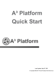A³ Platform Quick Start - IT