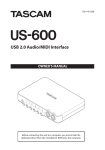 US-600 Owner`s Manual