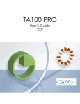 TA100 Pro Manual - 4.01b