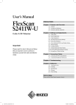 FlexScan S2411W-U User`s Manual