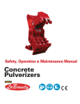 Concrete Pulverizer User Manual
