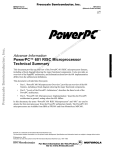 PowerPC™ 601 RISC Microprocessor Technical Summary