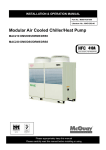 Modular Air Cooled Chiller/Heat Pump MAC210 DM5/DS5/DRM5