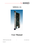 MDGG-16 User Manual - W-IE-NE