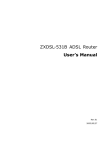 ZXDSL-531B ADSL Router User`s Manual