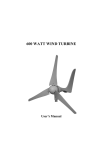 600 WATT WIND TURBINE