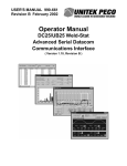 DC25 UB25 Datacom Technical Manual