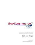 Project Split and Merge - ShipConstructor Software Inc.