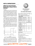 EVBUM2161 - NCP1219 48 W Printer Evaluation Board User`s Manual