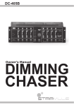 Owner`s Manual • Stairville • Dimming chaser • DC-405B