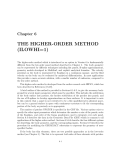 Chapter 6. THE HIGHER-ORDER METHOD (ILOWHI=1)