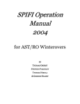 SPIFI Operation Operation Manual 2004