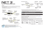 Net3 (Net2) Four Port Gateway Setup Guide