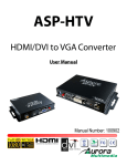 HDMI/DVI to VGA Converter