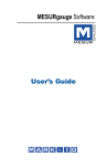 Mark-10 MESURgauge software user manual