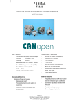 absolute rotary encoder with canopen interface user manual