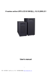 H6K-20K LCD UPS user manual