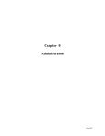 Chapter 10: Administration