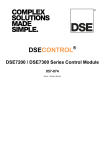 DSE 7220 Operation Manual