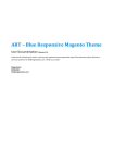 ART – Blue Responsive Magento Theme