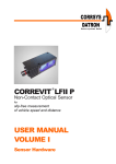 CORREVIT LFII P USER MANUAL VOLUME I