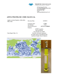 APEX PROFILER USER MANUAL