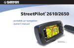 StreetPilot® 2610/2650