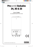 Procombi Exclusive 24, 30 & 35 - all about gas | all about plumbing