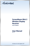 ScreenBeam Mini 2 Wireless Display Receiver User Manual