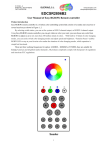 User Manual of Easy RGB_W_ Remote controller
