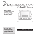 how to use the workout tv console