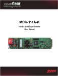 MDK-111A-K User Manual